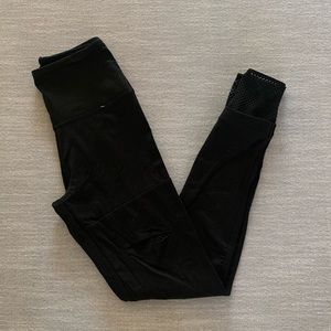 VS Pink Mesh Cut Out Leggings